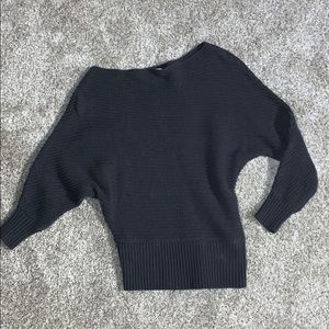 Gray off the shoulder sweater